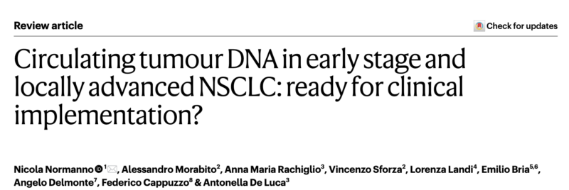 Oscar Tahuahua: ctDNA could offer hope for NSCLC management